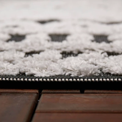 Outdoor Rug Global Charcoal - Opalhouse™ 4 Outdoor Rug Global Charcoal - Opalhouse™ - Image 4
