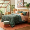 Jungalow Sun In The Water Comforter & Sham Set Teal - Opalhouse™ Designed With Jungalow™