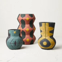 Large Geo Pattern Vase Red - Opalhouse™ Designed With Jungalow™ 5 Large Geo Pattern Vase Red - Opalhouse™ Designed With Jungalow™ -Opalhouse GUEST 3934c160 7c51 42b9 85ef 42416fd61672