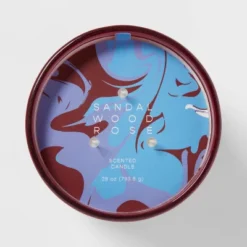 28oz Glass Sandalwood Rose Candle Burgundy - Opalhouse™ 5 28oz Glass Sandalwood Rose Candle Burgundy - Opalhouse™ -Opalhouse GUEST 44dfd8e3 508e 4243 a6bb 4bb1c2bed4a3