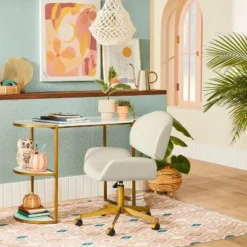 24" X 30" Floral Abstract Unframed Wall Canvas Pink - Opalhouseâ„¢ Designed With Jungalowâ„¢