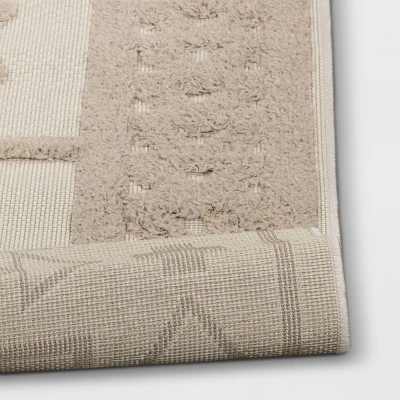 Outdoor Rug Tufted Geo Cream - Opalhouse™ 3 Outdoor Rug Tufted Geo Cream - Opalhouse™ - Image 3
