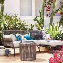 Latigo Patio Sectional Gray/Brown/Linen - Opalhouse™ 11 Latigo Patio Sectional Gray/Brown/Linen - Opalhouse™ -Opalhouse GUEST 58c62a04 f1e9 49d0 af85 6fa1cf870e49