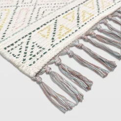 7'x10' Multi Dot Fringed Rectangular Woven Outdoor Area Rug Multicolor - Opalhouse™ 5 7'x10' Multi Dot Fringed Rectangular Woven Outdoor Area Rug Multicolor - Opalhouse™ -Opalhouse GUEST 6f6399a9 4af4 4e29 8b74 3198fb5069d8