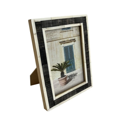 5" X 7" Scratched Bone Photo Frame Light Brown - Opalhouse™ 1 5" X 7" Scratched Bone Photo Frame Light Brown - Opalhouse™
