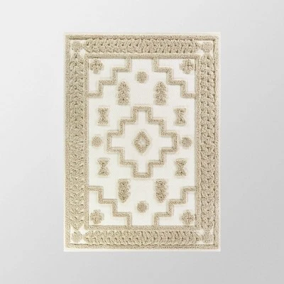 Outdoor Rug Tufted Geo Cream - Opalhouse™ 6 Outdoor Rug Tufted Geo Cream - Opalhouse™ - Image 6
