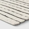 Striped Bath Rug White/Black - Opalhouse™