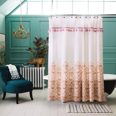 Striped Bath Rug White/Black - Opalhouse™ 2 Striped Bath Rug White/Black - Opalhouse™ - Image 2