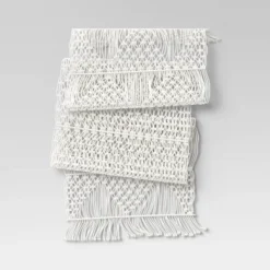 Cotton Macrame Runner White - Opalhouse™ 5 Cotton Macrame Runner White - Opalhouse™ -Opalhouse GUEST c5fab824 fe39 4973 9dab 7f6bd6fcfb15