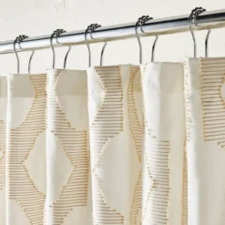 In The Name Of Love Clipped Shower Curtain White - Opalhouseâ„¢ Designed By Jungalowâ„¢