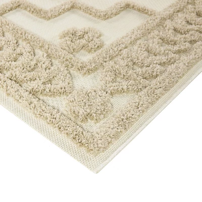 Outdoor Rug Tufted Geo Cream - Opalhouse™ 1 Outdoor Rug Tufted Geo Cream - Opalhouse™