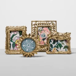 4" X 4" Cast Sunburst Frame Gold - Opalhouse™ 5 4" X 4" Cast Sunburst Frame Gold - Opalhouse™ -Opalhouse GUEST fd37b239 5c24 4dd7 9ffd e03c865a7260